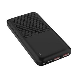 Power Bank Power Delivery 10000 mAh/22,5W/3,7V fekete