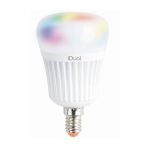 LED RGBW Dimmelhető izzó iDual E14/7W/230V 2200
