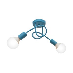 Mennyezeti lámpa OXFORD 2xE27/60W/230V kék