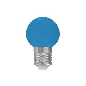 LED Izzó E27/1W/230V kék 5500
