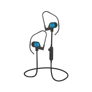 Bluetooth fülhallgató mikrofonnal és MicroSD lejátszóval fekete/kék
