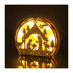 LED Karácsonyi dekoráció LED/2xAAA fa