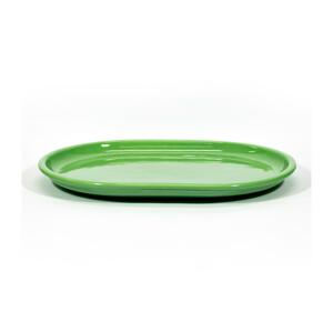 Kerámia tányér Libor ovális zöld