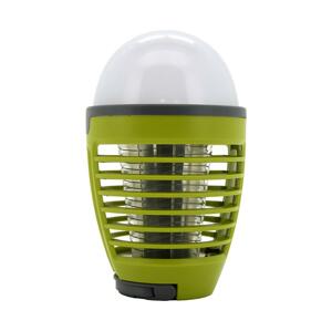 LED Hordozható újratölthető lámpa rovarcsapdával LED/2W/3,7V IPX4 zöld