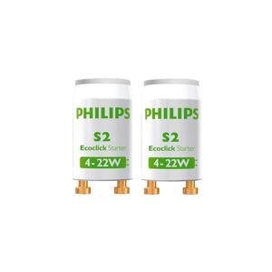 Philips KÉSZLET 2x Indító fluoreszkáló izzókhoz Philips S2 4